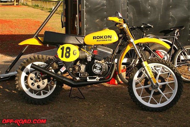 Mike Murphys beautiful 76 Rokon Cobra 340 motocrosser.