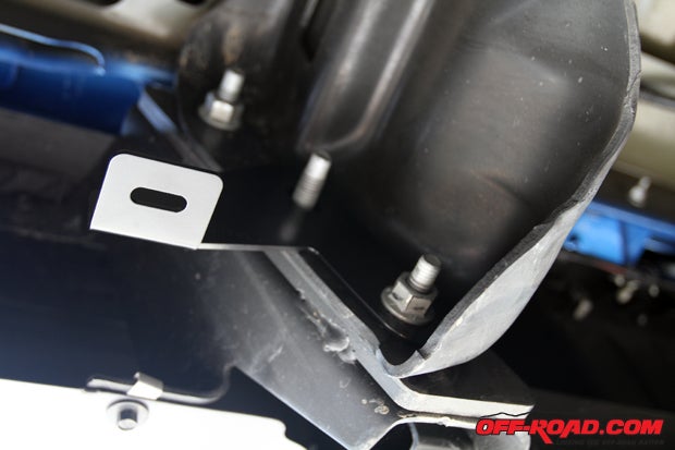 The SoCal SuperTrucks backup light mount for the Raptor also uses stock locations for an easy, bolt-on install. 