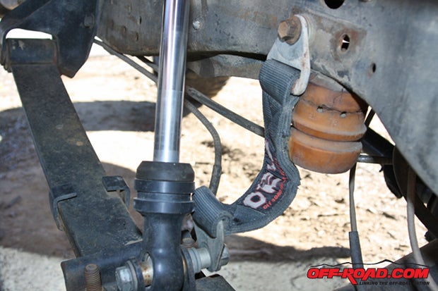 The bolt-to-bolt limit strap helps keep your leaf packs together, and youll see them on more and more trucks in the desert (especially in and around the El Cajon ORW, which does this sort of install frequently).